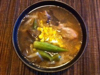 温まる麺：手羽元甘酢煮のリメイク１の画像