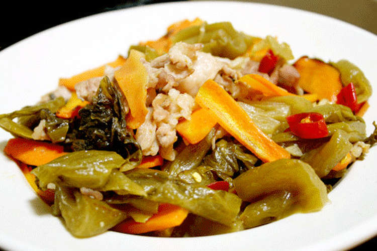 四川料理見習い 四川高菜の豚野菜炒め レシピ 作り方 By 麻婆先生 クックパッド