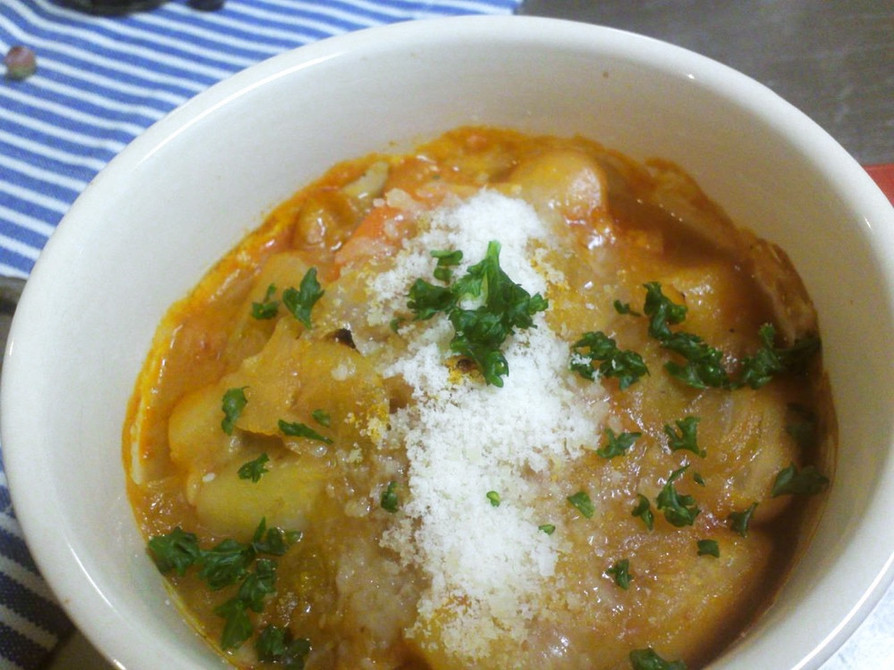 お豆とお野菜のスープ～リボッリータ・・・の画像