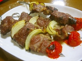 牛肉の串焼き☆お家でバーベキュー気分