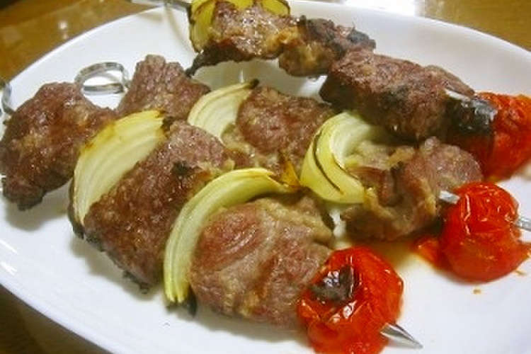 牛肉の串焼き お家でバーベキュー気分 レシピ 作り方 By レイキーノ クックパッド