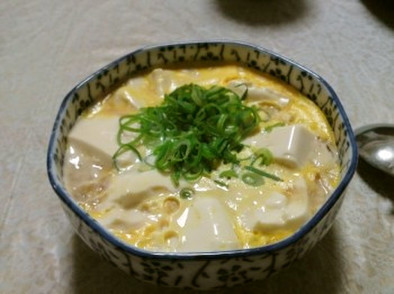レンジで温たま豆腐の写真