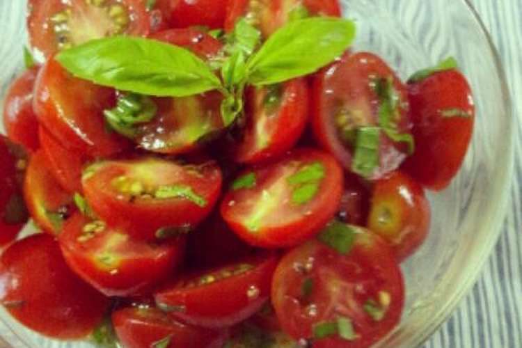 簡単すぎるプチトマトのバジルマリネ レシピ 作り方 By クックエイチ クックパッド 簡単おいしいみんなのレシピが356万品