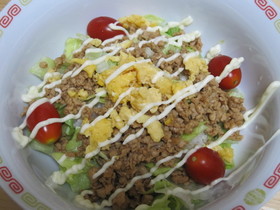 鶏のさっぱり煮→→→さっぱり♪鶏そぼろ丼