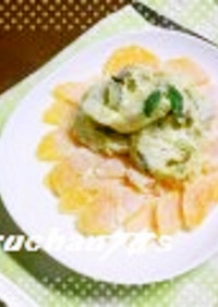 秋✿薩摩芋と卵とオレンジのスイーツ✿