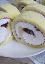 ケーキ 方 ロール 巻き