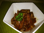 鶏ごぼうの醤油麹煮込みの写真
