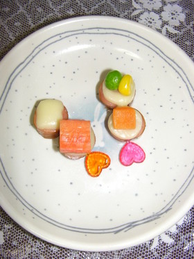 お弁当に♡可愛いカラフルウインナー