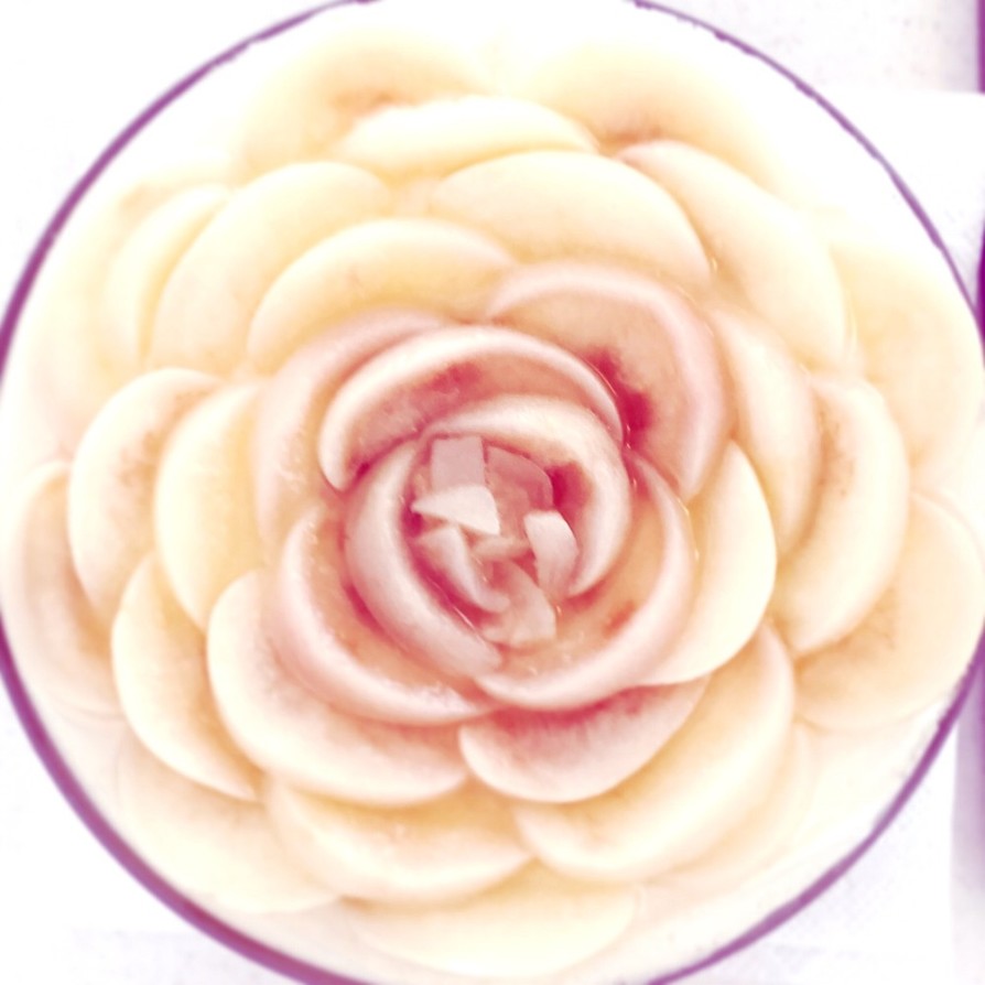 桃なヨーグルトムースケーキ。20cmの画像