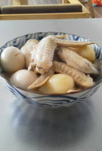 手羽先とジャガイモの中華風スープ煮込み