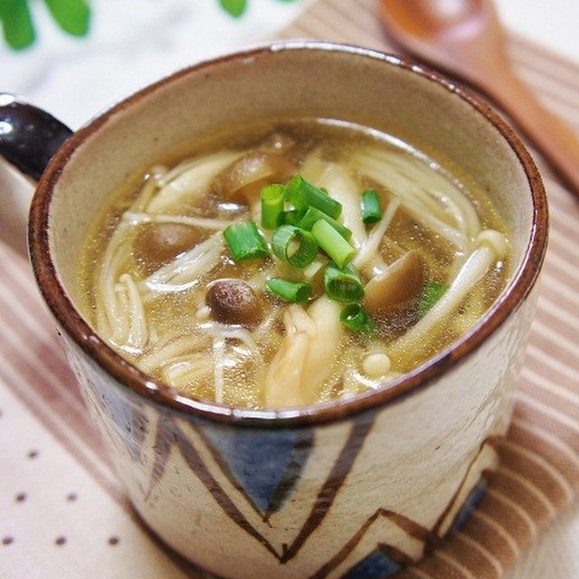 ヘルシー きのこの生姜スープ レシピ 作り方 By Komomoもも クックパッド