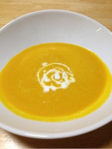 カボチャのスープ！ミキサーで簡単レシピ！の写真