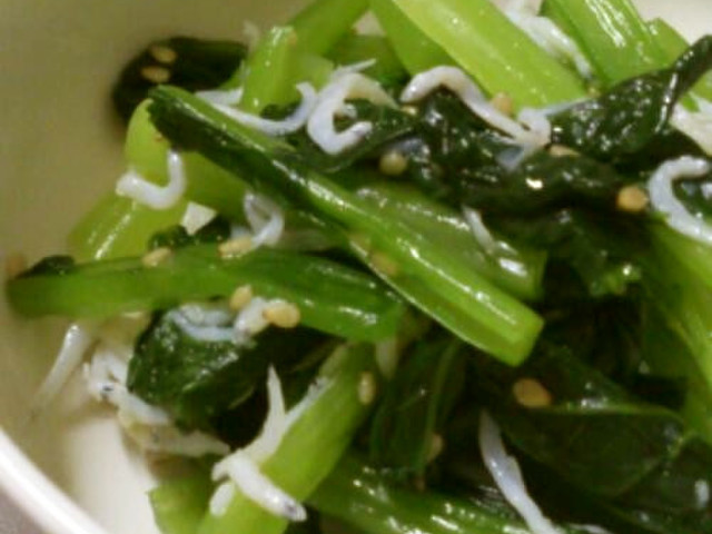 小松菜としらすのおひたし レシピ 作り方 By うたうことり クックパッド 簡単おいしいみんなのレシピが351万品