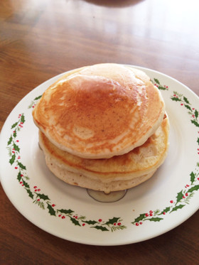 卵なし!牛乳なし!ふわふわのホットケーキ