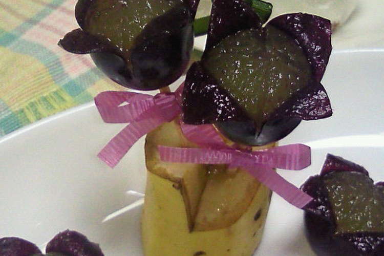 お弁当やｹｰｷの飾りに ぶどうのお花 レシピ 作り方 By タロクン クックパッド