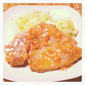 *塩麹で超やわらか豚ロース焼き♡*