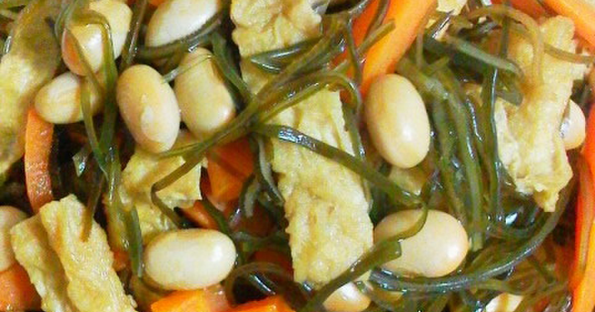 わたしの好きな刻み昆布と大豆の煮物 レシピ 作り方 By のんちゃみ クックパッド 簡単おいしいみんなのレシピが352万品