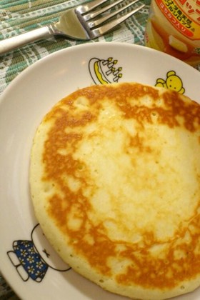 卵なし★モチモチの白いパンケーキ。