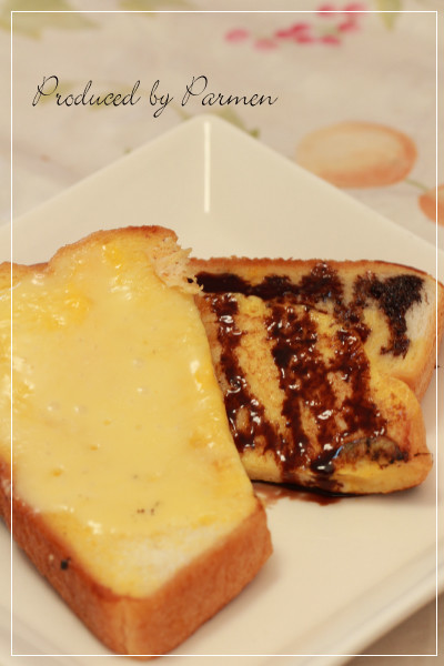 朝ごはん♪チーズフレンチトーストの画像
