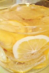 レモン＆新生姜の蜂蜜漬け