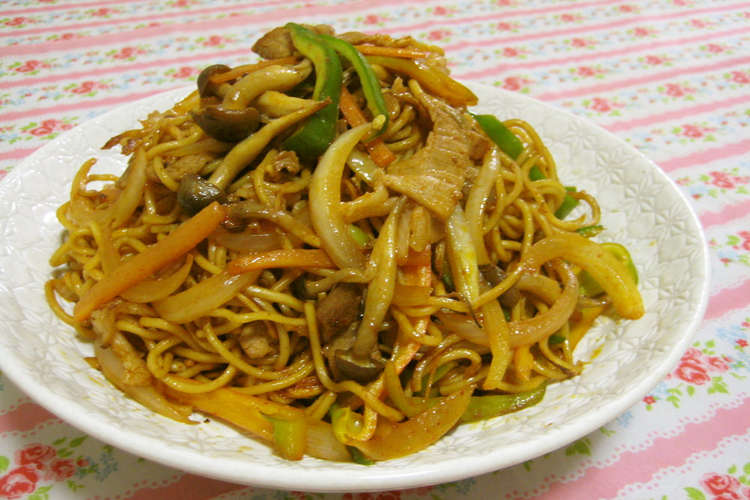 ピリ辛にマヨコクで旨っ 韓国風焼きそば レシピ 作り方 By 赤い電話 クックパッド 簡単おいしいみんなのレシピが361万品