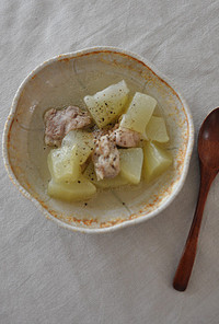 鶏と瓜の鶏ガラスープ煮