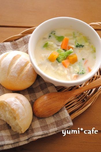 九陽*お野菜たっぷり豆乳スープ*の画像