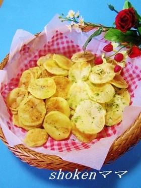 カリッ!レンジde堅焼き風ポテトチップス