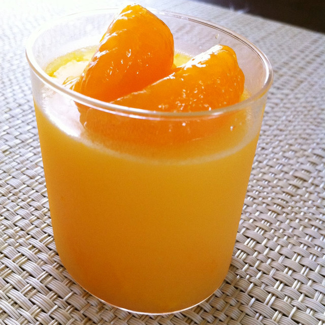 オレンジジュースで簡単みかんゼリー レシピ 作り方 By China11 クックパッド
