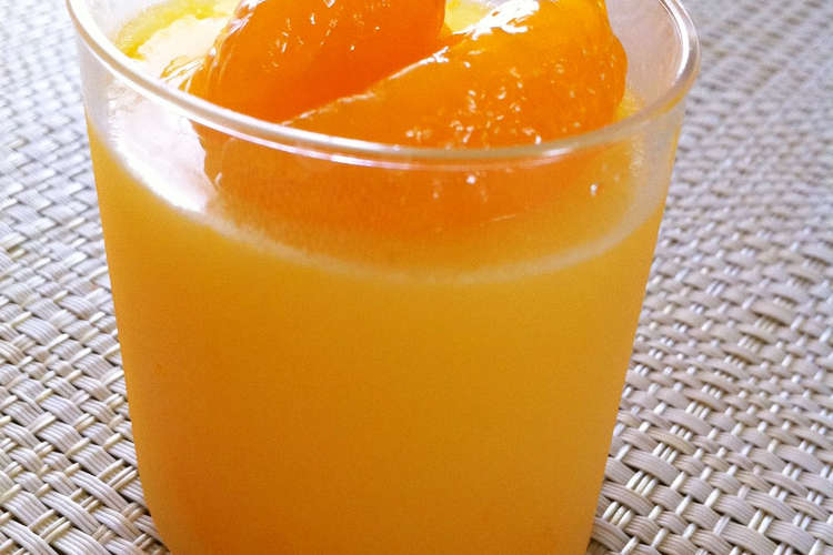 オレンジジュースで簡単みかんゼリー レシピ 作り方 By China11 クックパッド