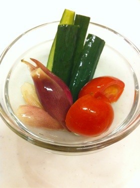 夏野菜のピクルスの画像