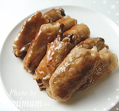 お弁当に☆椎茸の豚肉巻きの画像