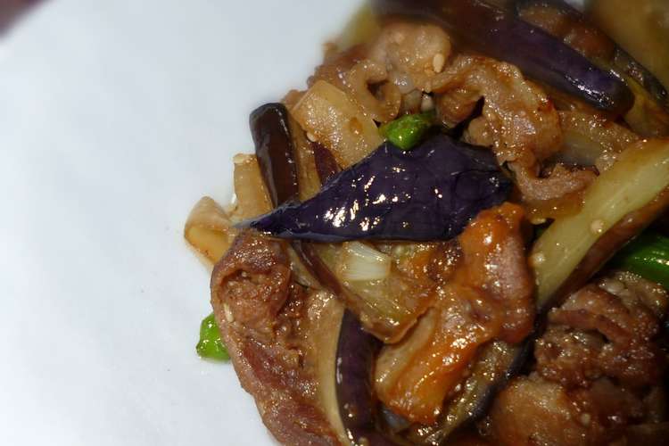 豚肉 なす 玉ねぎ ししとうのみそいため レシピ 作り方 By はーとねこ クックパッド 簡単おいしいみんなのレシピが352万品