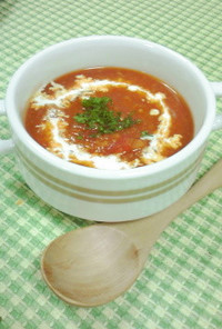 具沢山！食べるスープ★トマトの野菜スープ