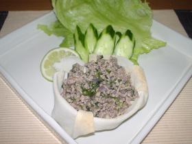 ラープムウ・タイ風豚ひき肉サラダの画像