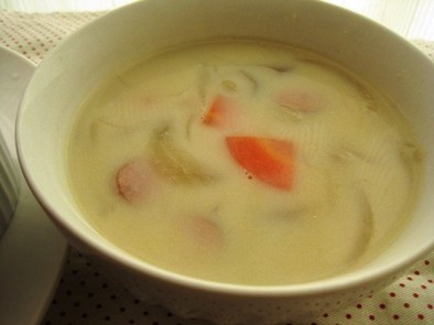 九陽　豆乳と野菜たっぷりスープの写真