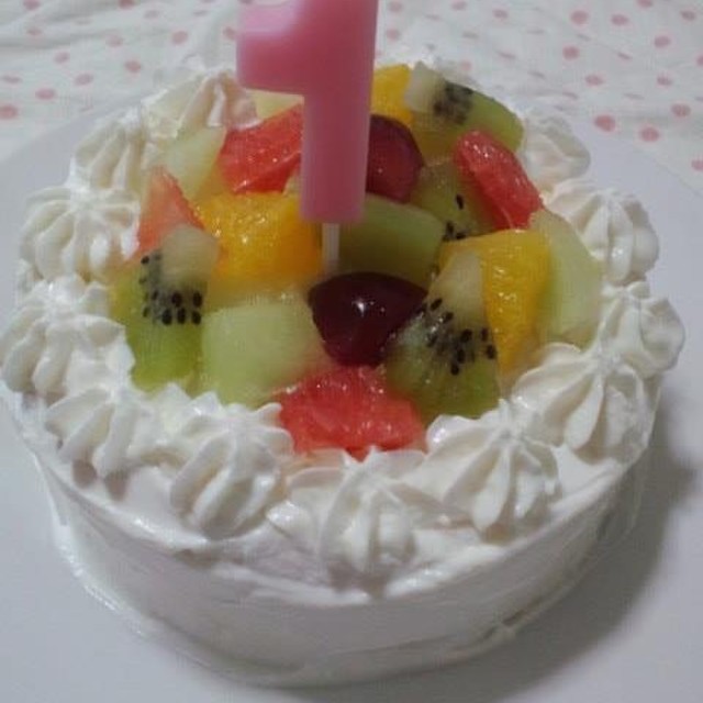 秋生まれの1歳のお誕生日ケーキ レシピ 作り方 By くぎっこりー クックパッド 簡単おいしいみんなのレシピが379万品