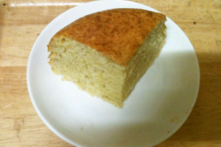 炊飯器で簡単ヘルシー バナナケーキ レシピ 作り方 By Riyo8008 クックパッド