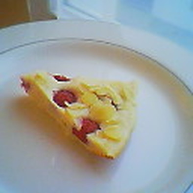 ラズベリーチーズケーキの写真