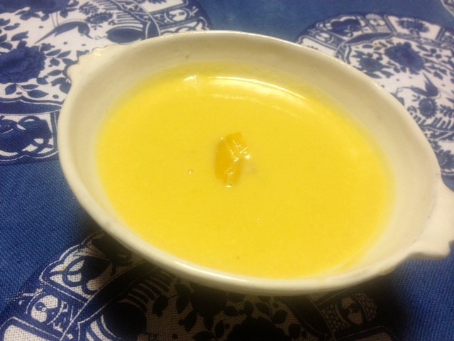 バターナッツ鶴首かぼちゃポタージュスープの画像