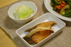 フライパンでブリ簡単焼き