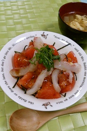 あっさり~絶対美味しい!トマト丼の写真