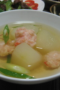 冬瓜と海老団子のスープ