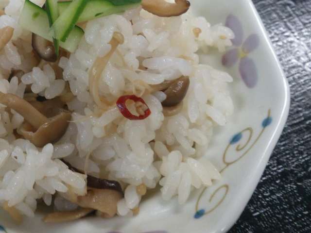 簡単きのこの炒め浸しdeキノコご飯 レシピ 作り方 By Rieka30 クックパッド