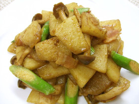 とうがんのカレー炒め