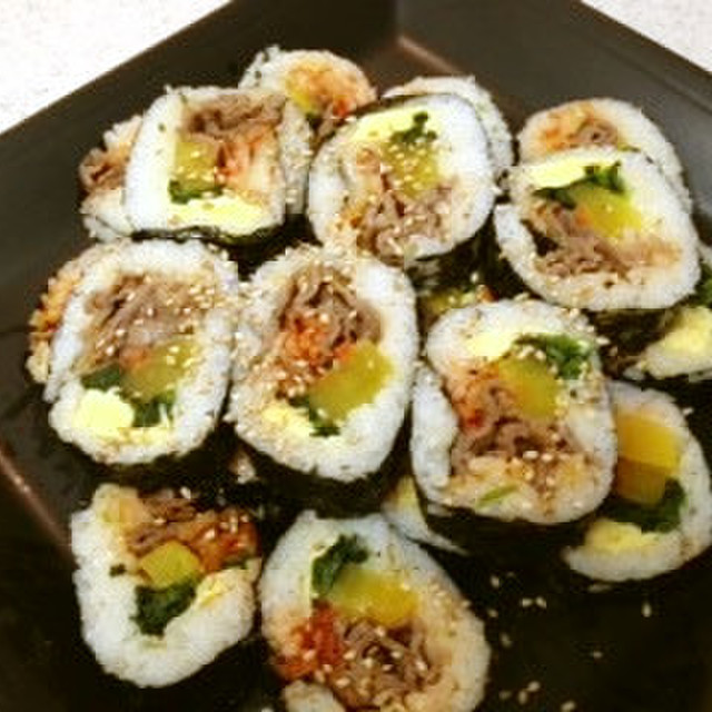 きっとこれが基本のキンパ 韓国風海苔巻 レシピ 作り方 By Yummysunny クックパッド 簡単おいしいみんなのレシピが356万品
