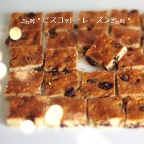 ౨ೄ೫̥͙ビスコット・レーズン౨ೄ೫̥͙