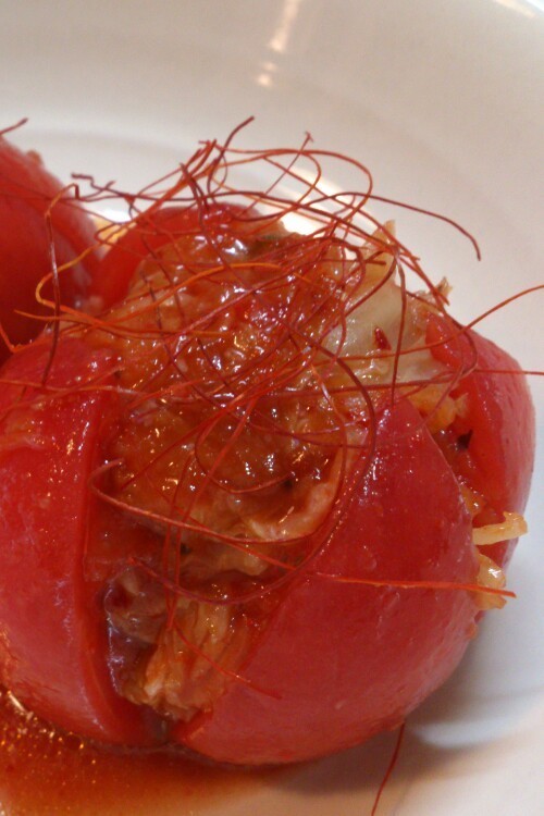 簡単やみつき！丸ごとトマトのキムチサラダの画像