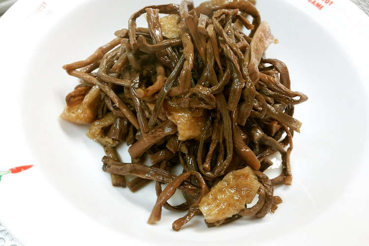 ぜんまいの煮物 レシピ 作り方 By Ohaginehan クックパッド 簡単おいしいみんなのレシピが357万品