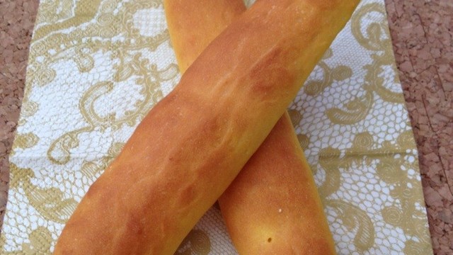 ふわふわ南瓜スティックパン 離乳食 レシピ 作り方 By ノンノン10 クックパッド 簡単おいしいみんなのレシピが355万品